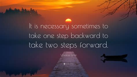 step backward quotes meaning