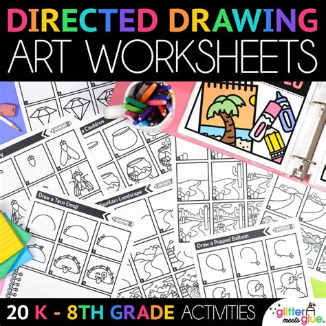Step By Step Directed Drawing First Grade Printables