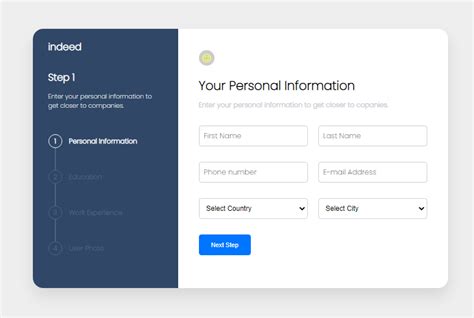 step by step form bootstrap 5