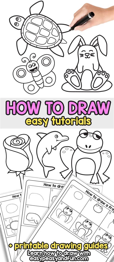 Step By Step Printable Drawing Lessons