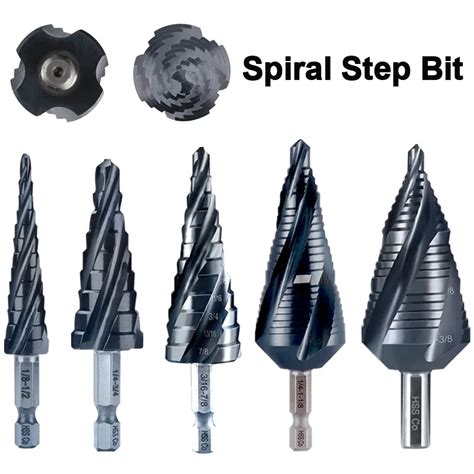 Step Drill Bit 1/4 Shank