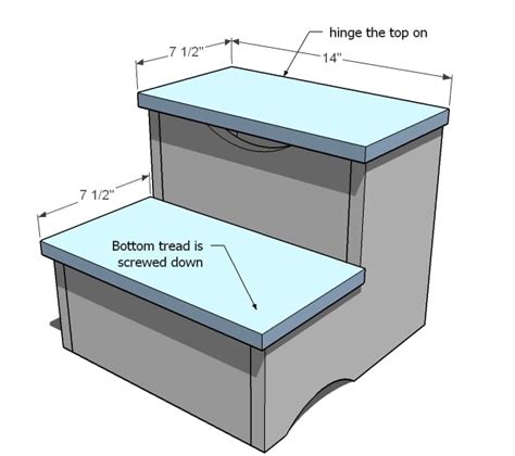 Step Stool Storage Plans