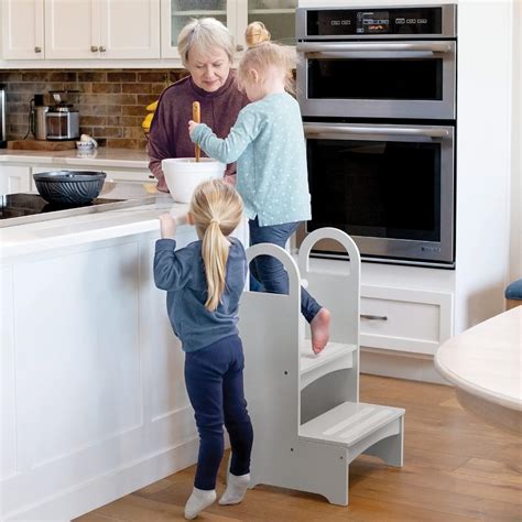 Step Stool With Rails For Toddler