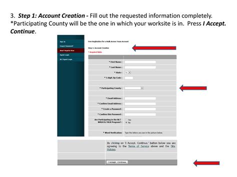 Step 1: Account Creation