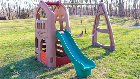 Naturally Playful Big Folding Slide Kids Slide Step2