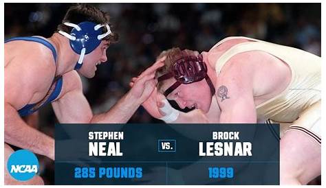 Brock Lesnar vs. Stephen Neal: 1999 NCAA title match (285 lbs.) - Win