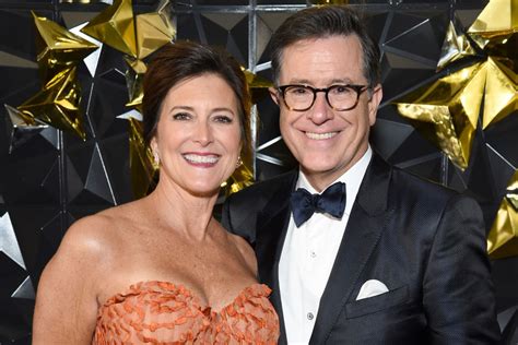 stephen colbert and wife photos