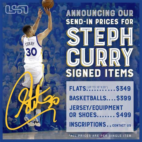 stephen curry autograph signing