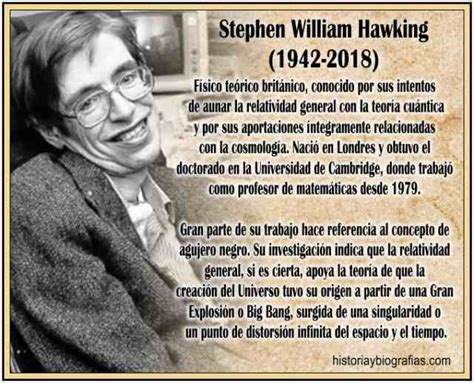 stephen hawking biografia breve