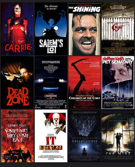 stephen king books to movies