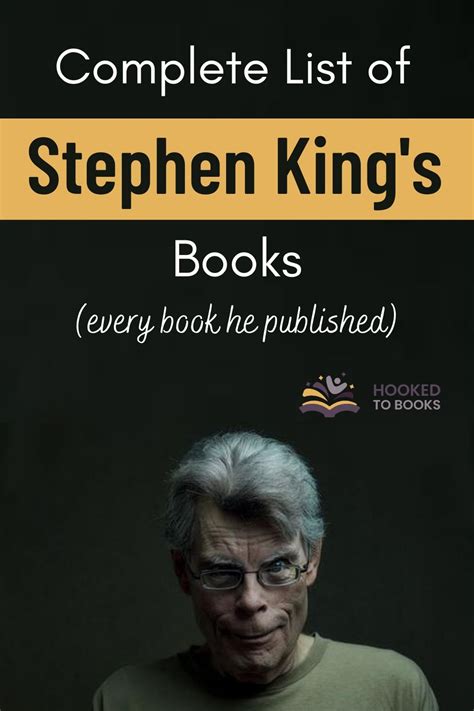 stephen king novels in order