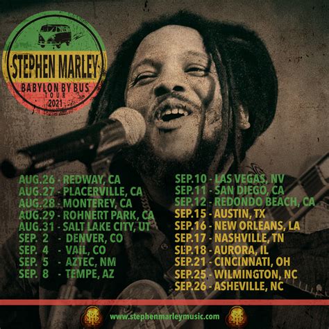 stephen marley tour 2021