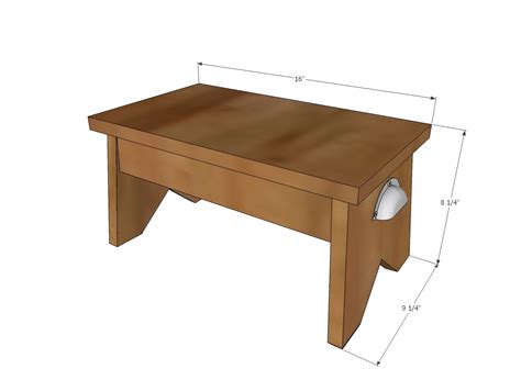 Stepping Stool Dimensions