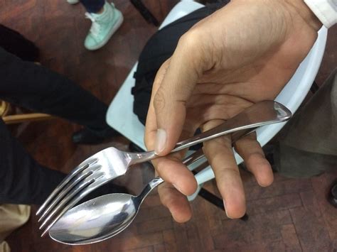 Steps In Handling Serving Spoon And Fork