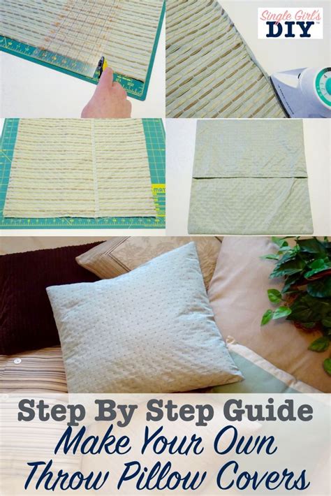 Steps In Making A Throw Pillow Case