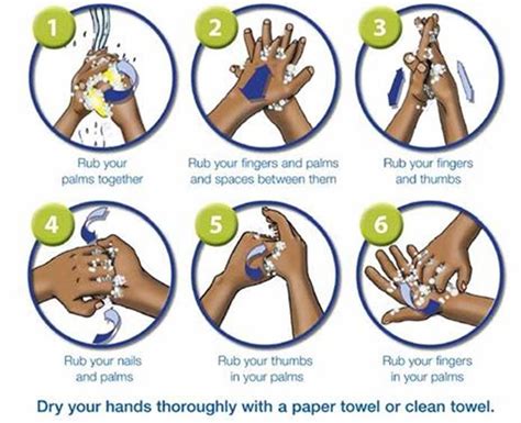 steps to hand hygiene