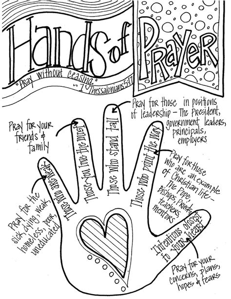 Steps To Prayer Coloring Page