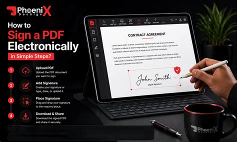 Steps to sign PDF document electronically