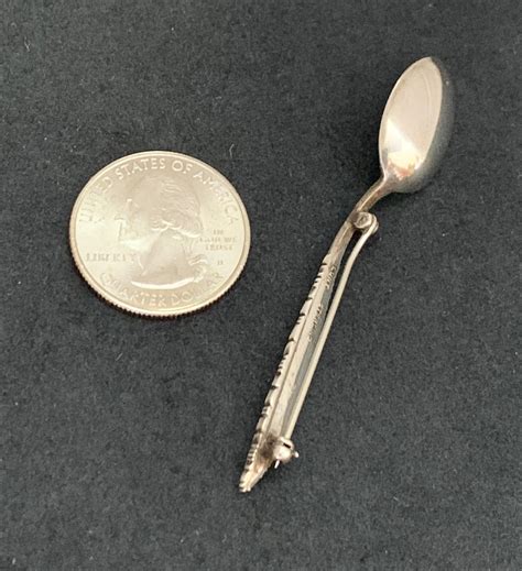 Sterling Silver Spoon Pin
