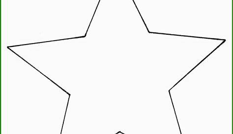 Stern Vorlage zum Ausschneiden A4 01 | Sterne basteln vorlage