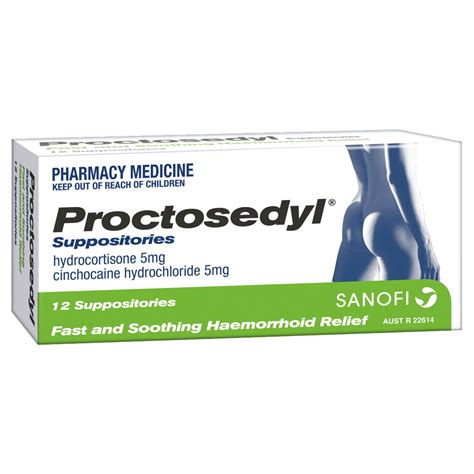 Buy Proctosedyl Suppositories 12 Online at Chemist Warehouse®