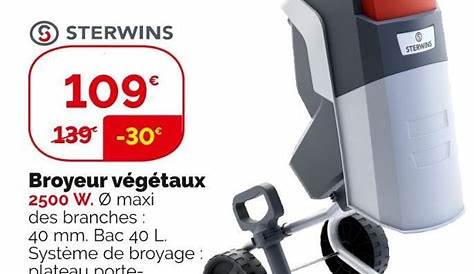 Sterwins Broyeur Vegetaux De Végétaux électrique , Modèle Classic