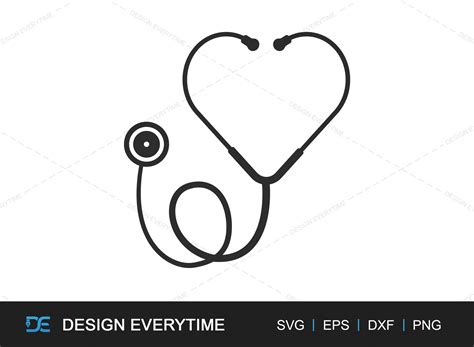 Empower Your Medical Designs with Customizable Stethoscope SVGs - Boost Your Brand's Image Today!