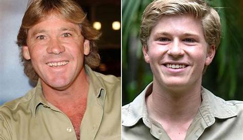 Steve Irwin And Robert Irwin Same Age Son Feed The Crocodile '15