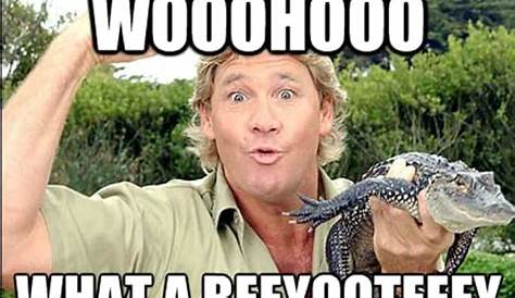 Top 30 Steve Irwin Memes Just For You !! MemeVilla