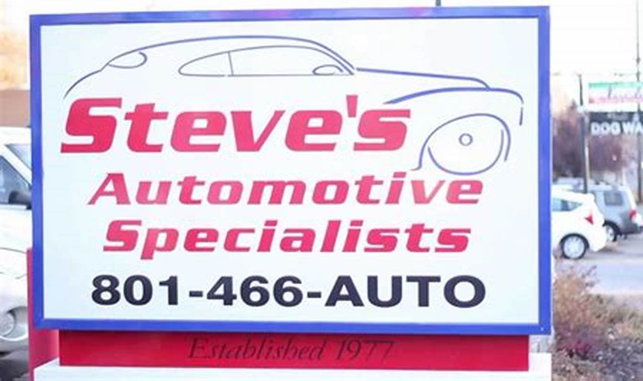 steve's automotive specialists millcreek