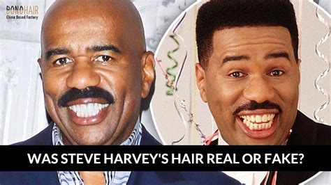 steve harvey hair real