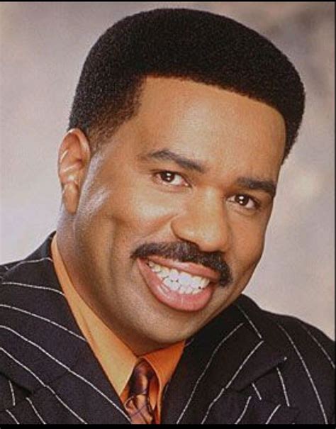 steve harvey with hair pictures