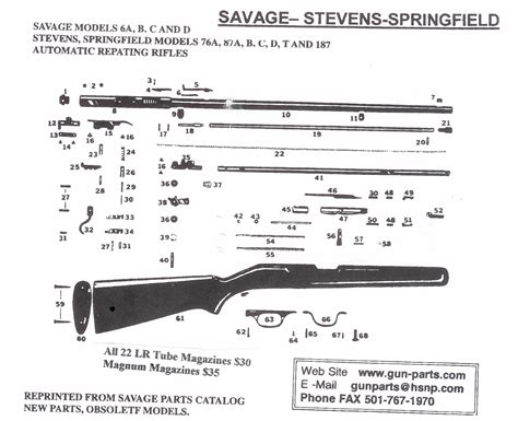 Stevens 22 Rifle Parts