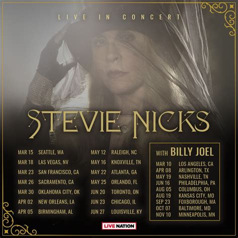 stevie nicks concert march 9