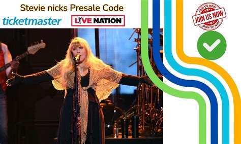 stevie nicks fan club presale code