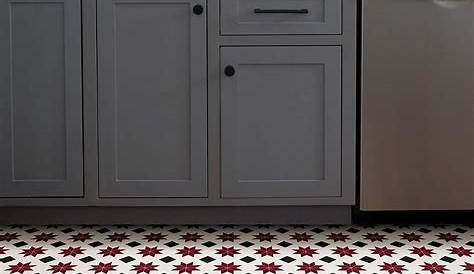Peel And Stick Floor Tile in the Kitchen A Budget Friendly DIY!