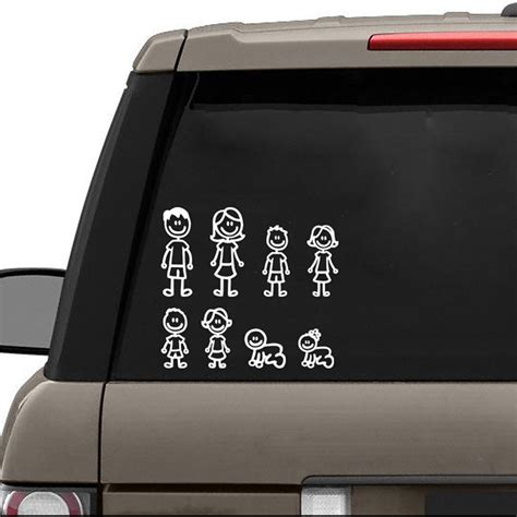 stick family vinyl car decals
