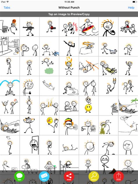 Stick Figure Emojis