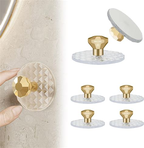 Stick On Mirror Knobs