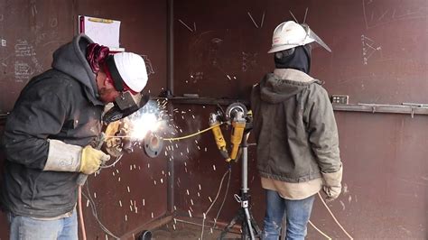 Stick Welding Pipe Downhill