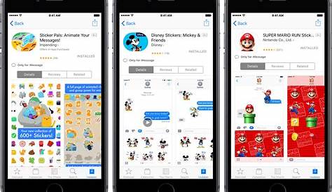 Sticker App Iphone How To Use And s In IMessage On IPhone And IPad