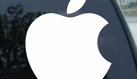 Apple Logo Decal Sticker Apple Logo Decal Thriftysigns