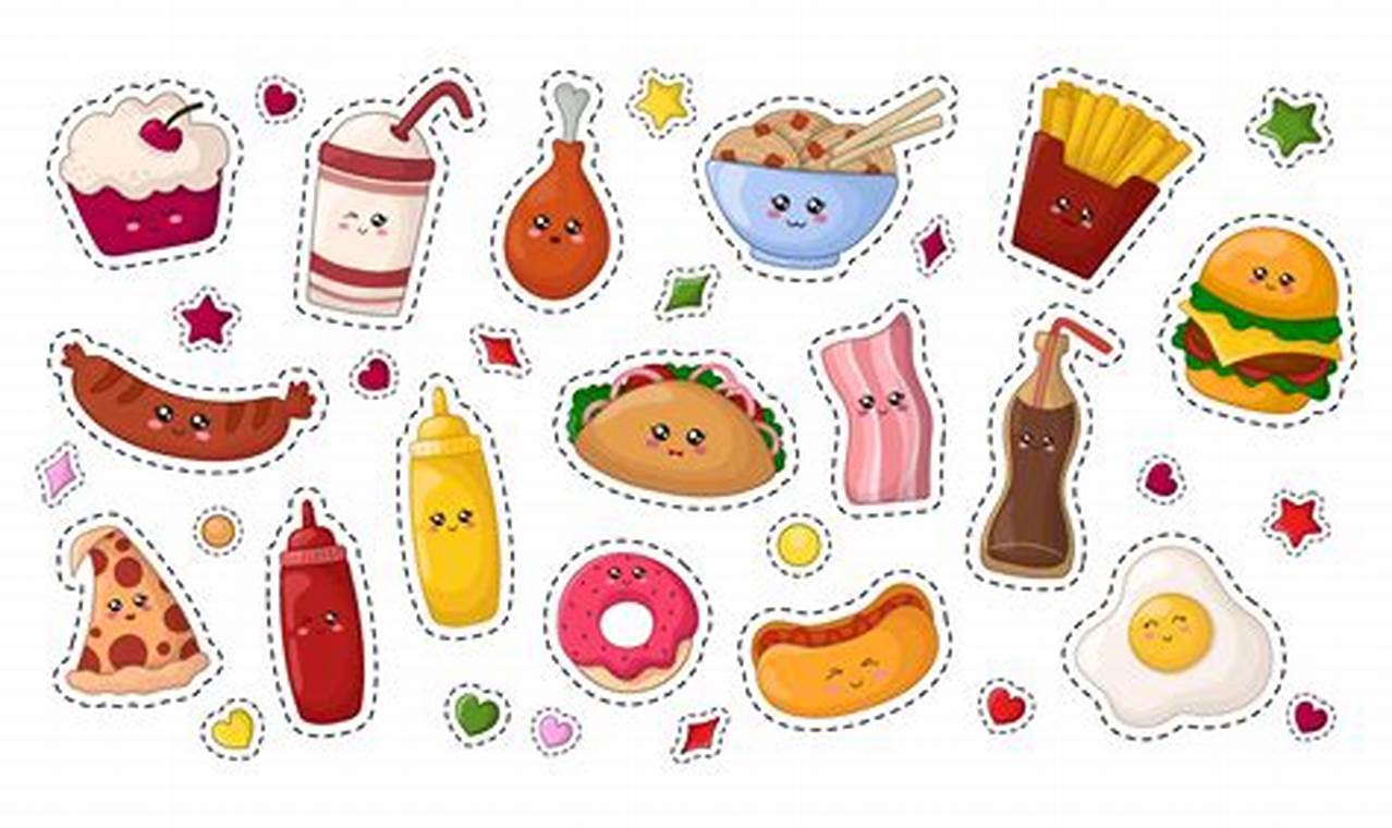 Temukan Pesona Tak Tertahankan Stiker Makanan Imut: Panduan Lengkap