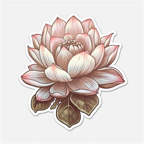 Sticker Design Lotus