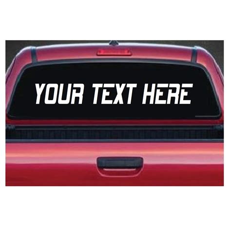 Sticker For Car Back