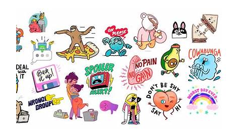 Stickers Design Trendy Fashion Chic Patches Pins Badges And