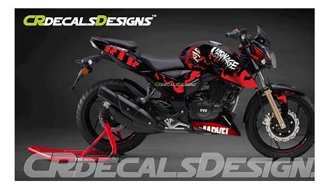 Buy CR Decals APACHE RTR 200 4v Custom Decals/Stickers