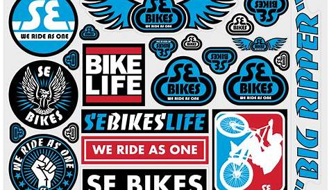 Stickers For Bikes Png "BMX Silhouette (Black)" By Paulychilds Redbubble