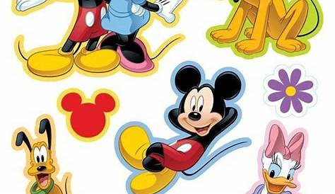 Mickey Minnie Mouse Glitter Disney Stickers Kids Love Stickers