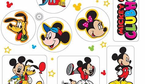 Stickers Mickey Friends Minibadges Disney Kids Love